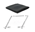 Tarp Arm Kit W/7'x12' Mesh For 4spring Electric Dump Truck Flip System. Fixed Price $615.39.