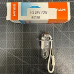 Sylvania Osram 64156 24v 70w H3u Halogen Bulb. Fixed Price $11.25.