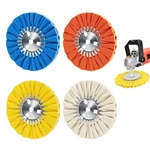 Qzattcaen Airway Buffing Wheel Kit 4 Piece (1 Pcs 12plys, Multi 4pcs. Fixed Price $51.22.