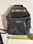 Toughbuilt Project Pouch With Pockets And Loops, Clip Tech & Belt Clip, Used. Fixed Price $25.99.