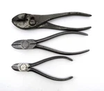 3pc Vintage Kraeuter, Reed, H. Boker Diagonal/slip Joint Pliers. Fixed Price $31.99.