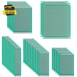 32 Pcs Pcb Board, Green Circuit Board With 5 Sizes Compatible, Double Sided. Fixed Price $14.62.