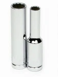 1/4" Drive Deep 12-point Sockets, Metric, High-polished Chrome Finish, Williams. Fixed Price $11.75.