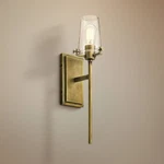 Kichler Alton 22" High Natural Brass Wall Sconce. Fixed Price $143.99.