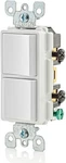 Leviton 5634-w 15a, 120/277v Decora Single-pole Commercial Grade Grounding White. Fixed Price $14.75.