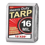 Tarps Heavy Duty Waterproof 12x20 Feet Extra Thick 16 Mil Tear & Fade Resistant. Fixed Price $55.69.