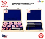 Sioux Valve Seat Grinding Wheels 12 Pcs With 6 Pilots + 1x Stone Holder. Fixed Price $94.64.