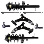 For 2000-2004 Ford Focus Front Complete Shock Struts + Lower Control Arm Tie Rod. Fixed Price $176.63.