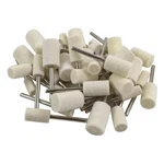 Luo Ke 40 Pcs Cylinder Shape Wool Polishing Bits - 1/8'' Shank Felt Buffing. Fixed Price $14.40.