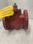 Flowserve Nordstrom Cast Iron Lubricated Plug Valve 2" Flanged Red 143. Fixed Price $208.94.