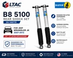 Bilstein B8 5100 Rear Shock Set 24-146715 Jeep Wrangler Jk 07-13 1.5-3" Lifted. Fixed Price $269.95.