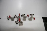 Qty 5 De-sta-co 307-uss, Stainless Steel Clamps, 1 3/4" Bolt / Clamp. Fixed Price $55.00.