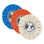 Qzattcaen Airway Buffing Wheel Kit 8in Extra Thick 16ply, 5/8in Arbor Hole Alumi. Fixed Price $39.99.