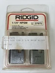 Ridgid 37975 1- 1/4" Npsm 12r Alloy Pipe Dies New Sealed. Fixed Price $69.90.