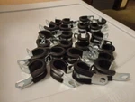 Umpco S325g 8 Plated Steel Rubber Cushioned Loop Clamp 1/2 Lot Of 25. Fixed Price $14.95.