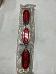 Betts 200013 Snap Seal Lamp Identification Bar 3 Light Red Aluminum Body Nos. Fixed Price $35.00.