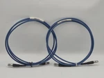 Lot Of 2 Huber+suhner Sucotest 18 Rf Microwave Cables Sma 18ghz 72" Pair. Fixed Price $119.00.