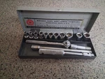 Wright 1/4" Drive Sae Socket Set 3/16- 1/2 6 Pt, 2- 8 Pt Ratchet, Breaker Bar +. Fixed Price $45.00.