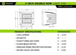 Zroadz Z374831-kit2 Front Roof Led & Mount Kit For 18-22 Wrangler Jl Excl Mojave. Fixed Price $1149.50.