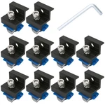 10pcs Solar Panel End Clamps Aluminum Alloy 30mm 35mm Black Clamp Brackets .... Fixed Price $21.73.