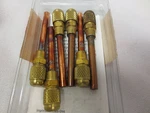 New 6-pack Aurora 1/4" Access Valves 3x728. Fixed Price $10.00.