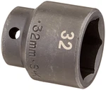Sk Tools Usa 1/2" Drive, 32mm, 6 Point, Standard Impact Socket 34082 Large. Fixed Price $26.61.