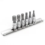 Dakcos 6pcs Spline Socket Set, M4-m12 For 1/4" Drive, Xzn M4,m5,m6,m8,m10,m12. Fixed Price $17.99.