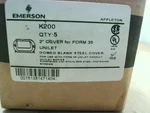 Emerson K200 2" Cover Form 35 (5 Pcs)-new In Box. Fixed Price $20.00.