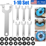 5/8"-11 Angle Grinder Spanner Wrench Flange Lock Nut Set For Dewalt Milwaukee. Fixed Price $9.69.