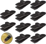 Tarp Clips, Heavy Duty Lock Grip, Clamps Withstand 60mph Strong Wind Fit For Awn. Fixed Price $17.11.