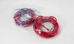 New Lot Of (2) Category 5e (cat5e) Ethernet Patch Cord Red Cable (e197532) 50ft. Fixed Price $29.95.