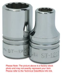 25/32"12pt Shallow 1/2"drive Supertorque High Polished Chrome Usa Socket St-1225. Fixed Price $6.69.