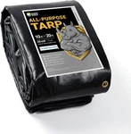 Guard Shield Extreme Heavy Duty Black Poly Tarp 10x20 Feet Cover Waterproof. Fixed Price $87.23.