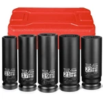 5 Pieces 1/2 Inch Drive Deep Impact Socket Set, Metric,15mm 17mm 19mm 21mm 22.... Fixed Price $26.28.