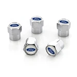License Frame Inc. Ford Blue Logo Valve Cap Covers Chrome. Fixed Price $24.22.