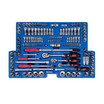 Genius Tools 139 Piece 1/4", 3/8" & 1/2" Dr. Metric Sae Tool Set - Ms-139ms. Fixed Price $702.96.