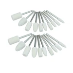 Luo Ke 20 Pieces Compressed Wool Polishing Wheels Felt Grinding White. Fixed Price $10.99.