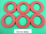 (6) #22 Fiber Washer For Hobart Meat Grinder 4222 8422 8822 4822 4622 And Others. Fixed Price $15.85.