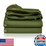 Heavy Duty Canvas Tarp Waterproof Uv Water Resistant Outdoors Truck Boat Camping. Fixed Price $55.71.