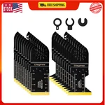 Diagtree 20pcs Titanium Oscillating Saw Blades For Metal Wood Plastic Multitool. Fixed Price $44.15.
