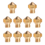 Mk10 Nozzle For 3d Printer M7 Thread Brass Extruder 10pcs 0.4mm Nozzles. Fixed Price $11.94.
