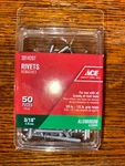 Ace 2014207 New Aluminum Rivets (qty 48). Fixed Price $5.00.