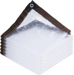 10' X 13' Clear Poly Tarp Heavy Duty With Grommets For Henhouse Porch Greenho.... Fixed Price $30.46.