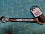 New Stanley 16mm X 18mm Box End Reversible Ratcheting Wrench 91-598. Fixed Price $13.99.