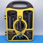 Pittsburgh Pro Gear Wrench Set 7pc Metric Ratcheting Combo Vintage 90s Nib. Fixed Price $51.91.