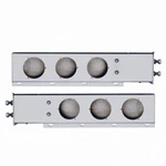 United Pacific 22301 2.5" Bolt Pattern 430 Ss Spring Loaded Light Bar W/ (3) 4". Fixed Price $130.09.