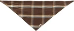 Stormy Kromer The Sk Pet Bandana (size:l) Brown - Cotton Flannel, Dog Plaid Neck. Fixed Price $20.00.