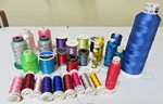 Thread Lot Of 29 Spools Madeira Classic #40, Sulky Isacord, Kinkame, Coats. Fixed Price $50.00.