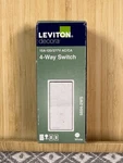 Leviton 5604-2w 4-way Ac Quiet Rocker Switch, 120/277 Vac, 15 Amp, White. Fixed Price $75.00.