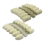 Luo Ke 24 Pcs Wool Polishing Bit, 1/8 Inch Shank Felt Buffing Tips For Dremel Ro. Fixed Price $11.56.
